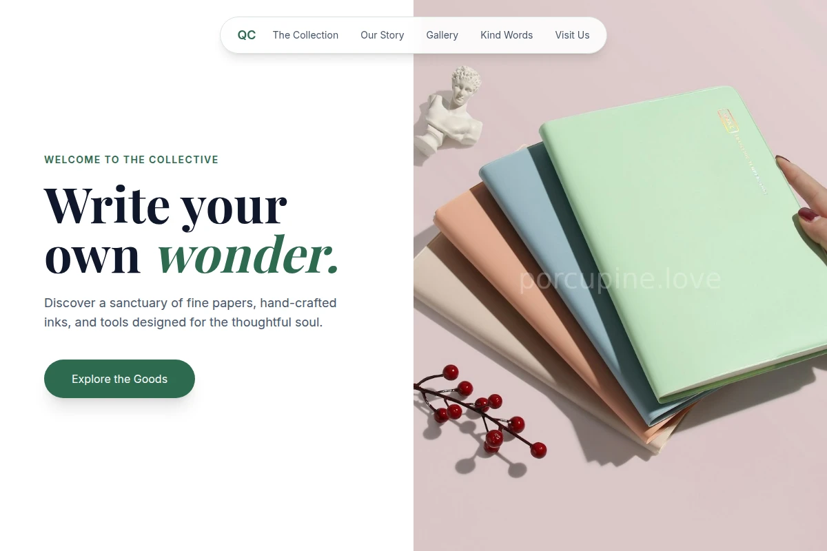 Bristle Stationery